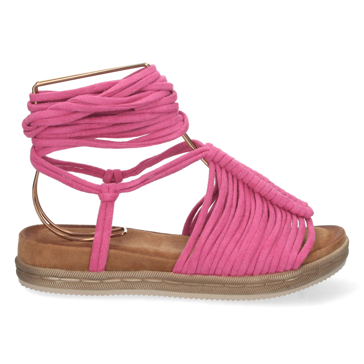 Sandalias Rosa Fucsia Planas Mujer Camila 001