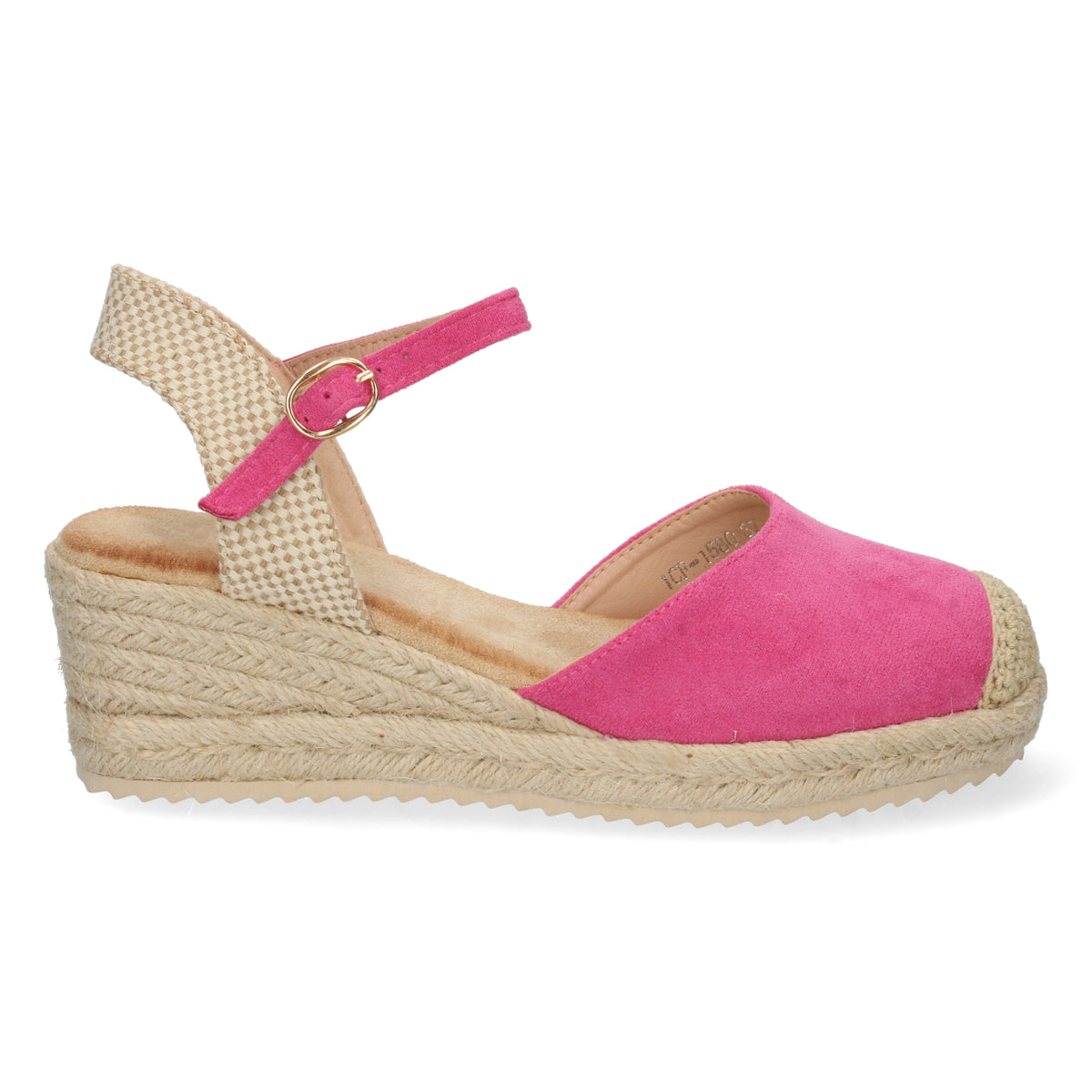 Sandalias Rosa Fucsia Cuña Mujer Psique 002