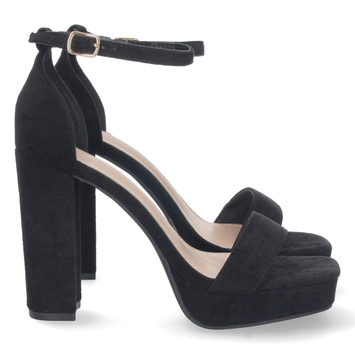 Sandalias Negras Tacón Mujer Faustina 002