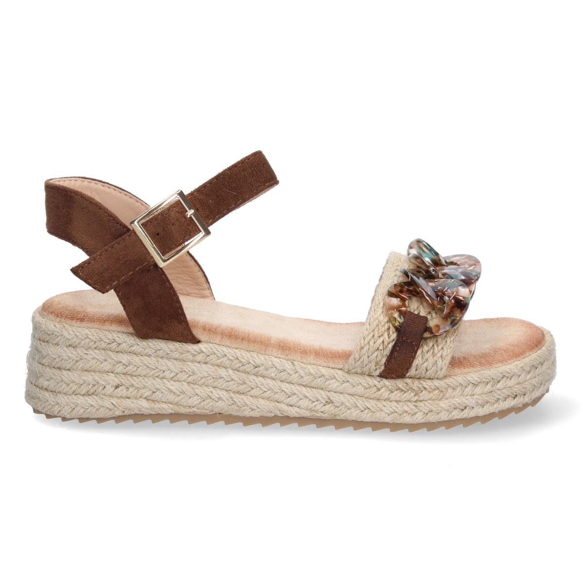Sandalias Marrones Plataforma Mujer Selene 001