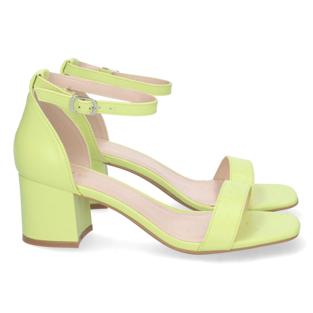 Sandalias Verdes Tacón Mujer Cecilia 002