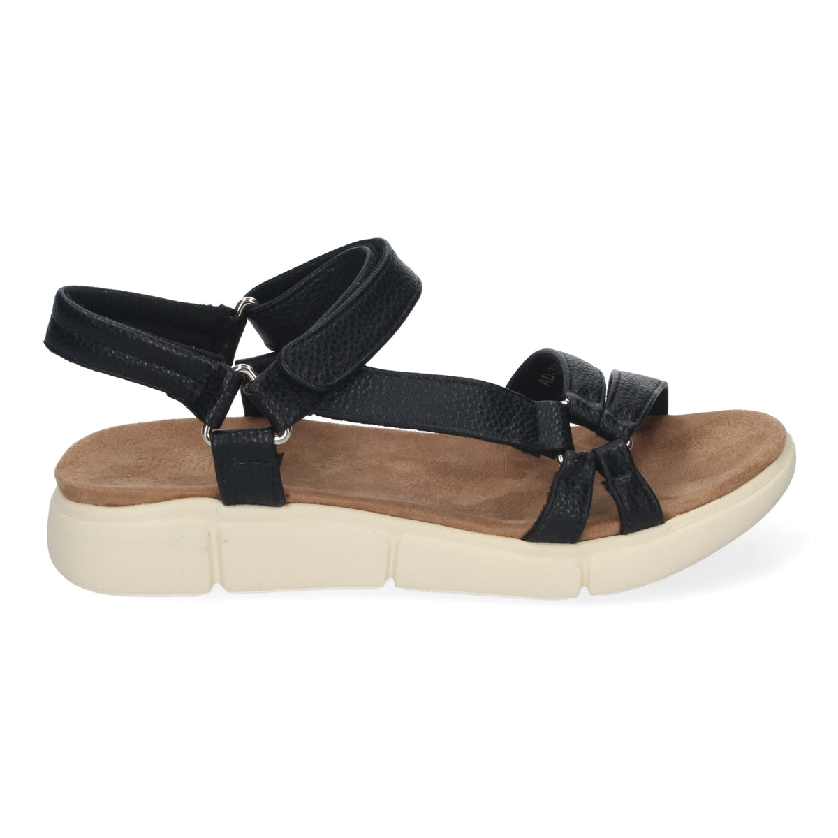 Sandalias Negras Planas Mujer Julia 001