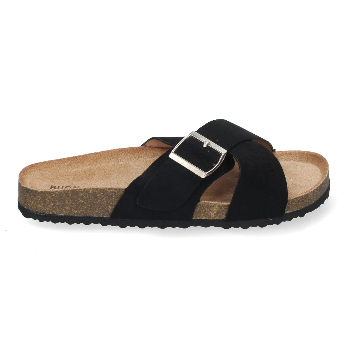Sandalias Negras Planas Mujer Naiad 001