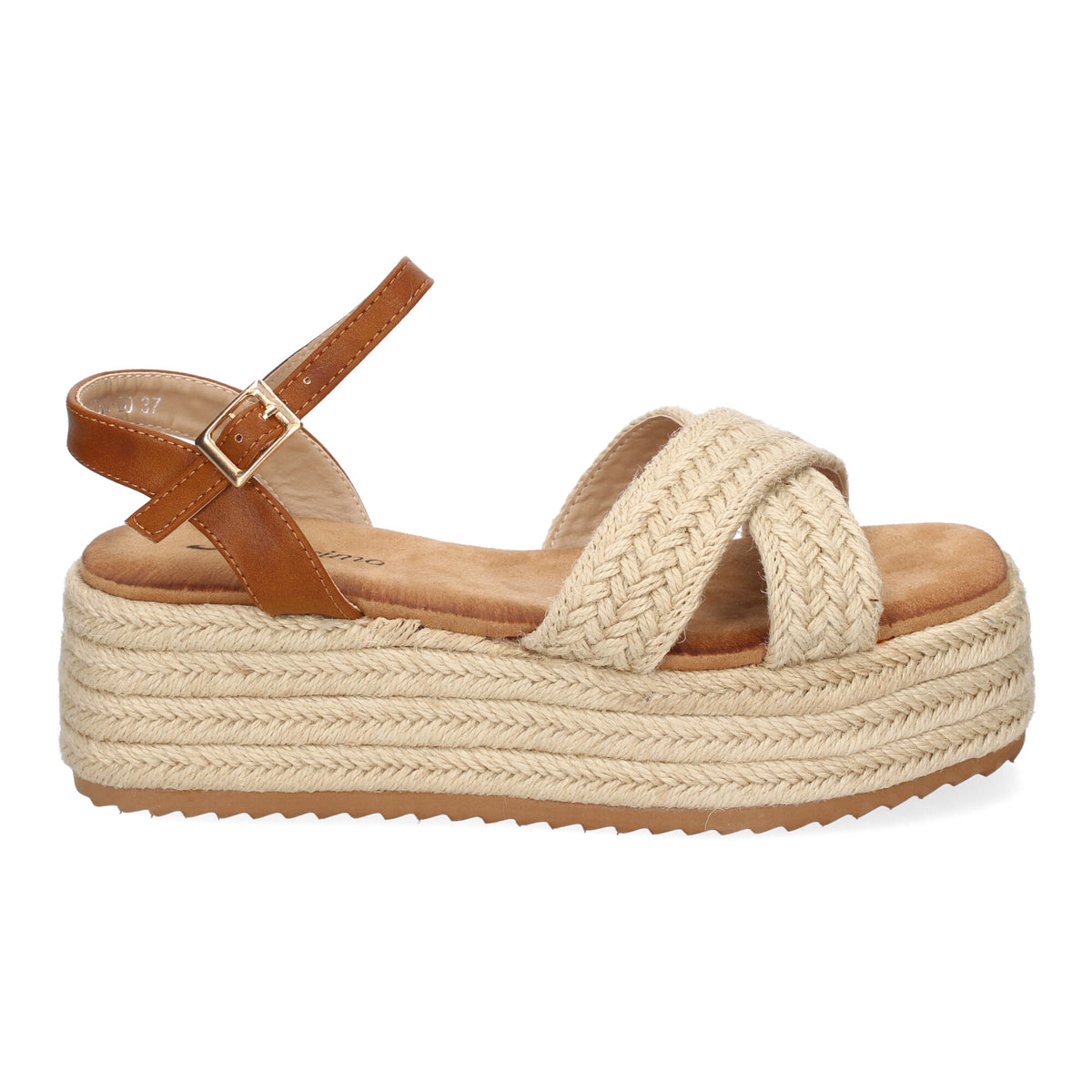Sandalias Beige Plataforma Mujer Gracia 001
