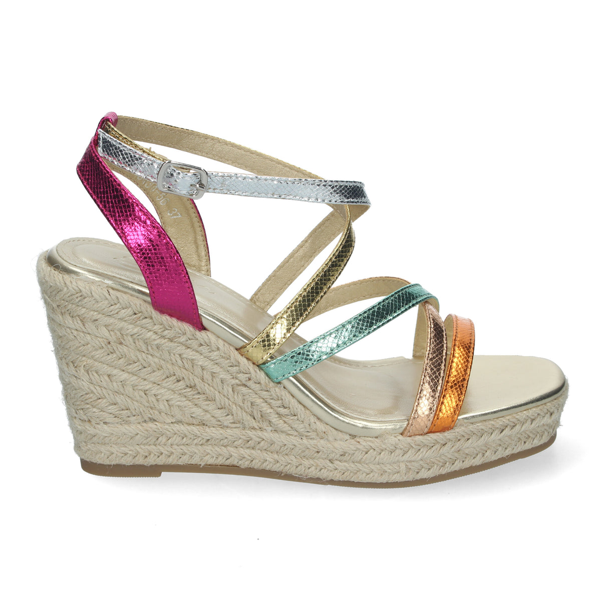 Sandalias Multicolor Cuña Mujer Livia 002-2