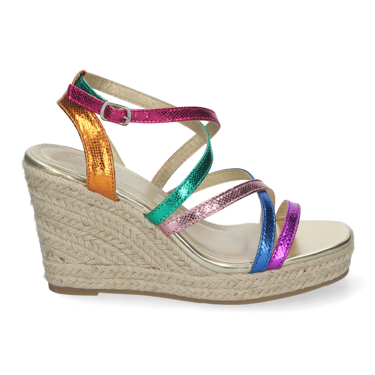 Sandalias Multicolor Cuña Mujer Livia 002-1