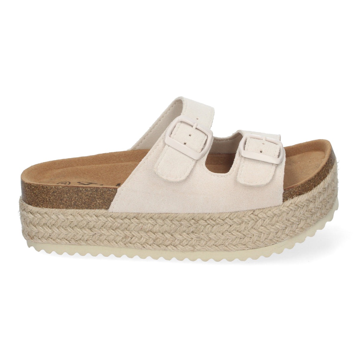 Sandalias Beige Plataforma Mujer Megara 003