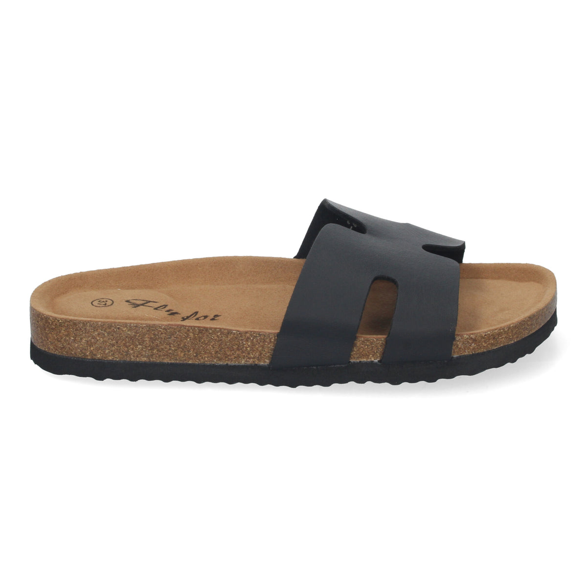 Sandalias Negras Planas Mujer Ariadna 001