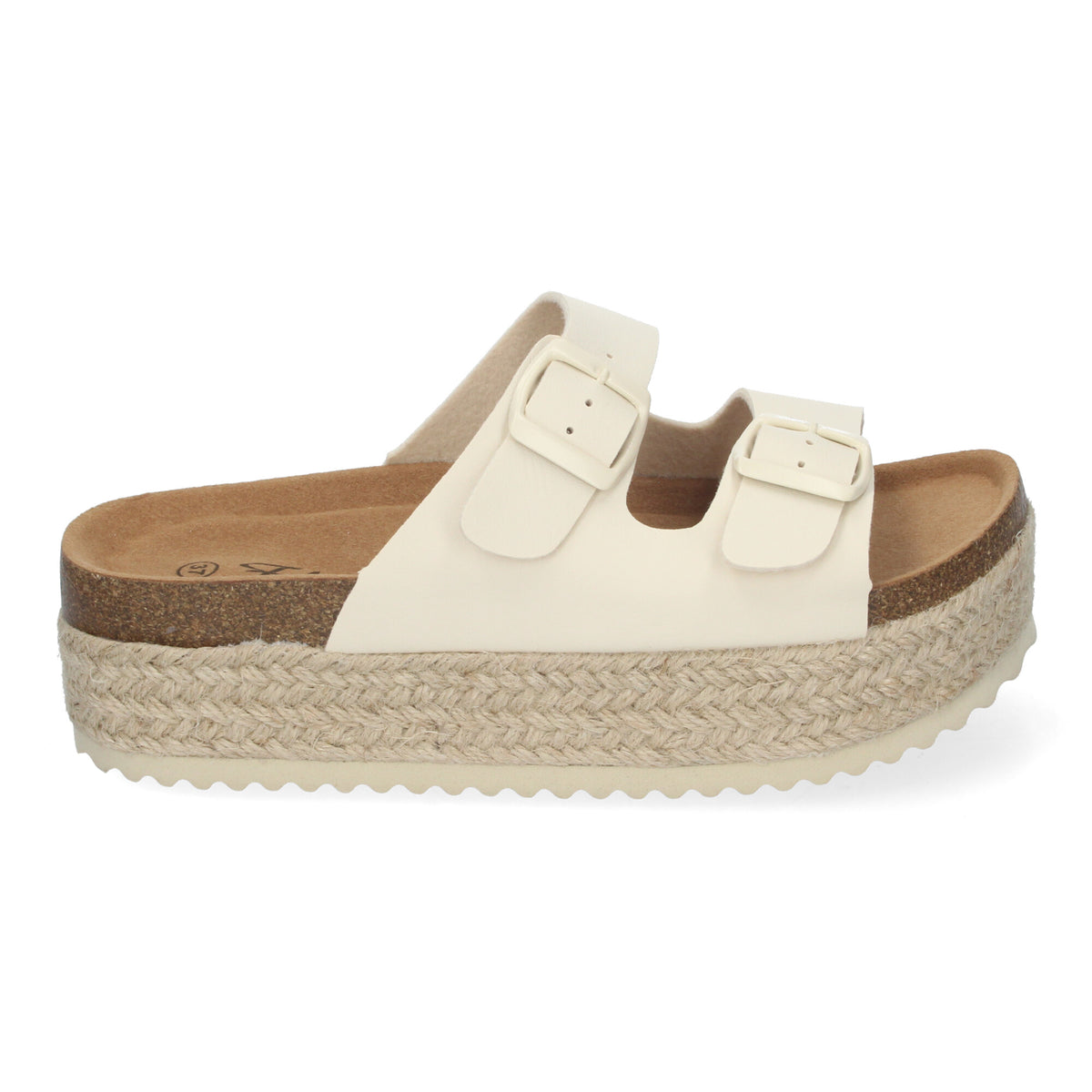 Sandalias Beige Plataforma Mujer Megara 001