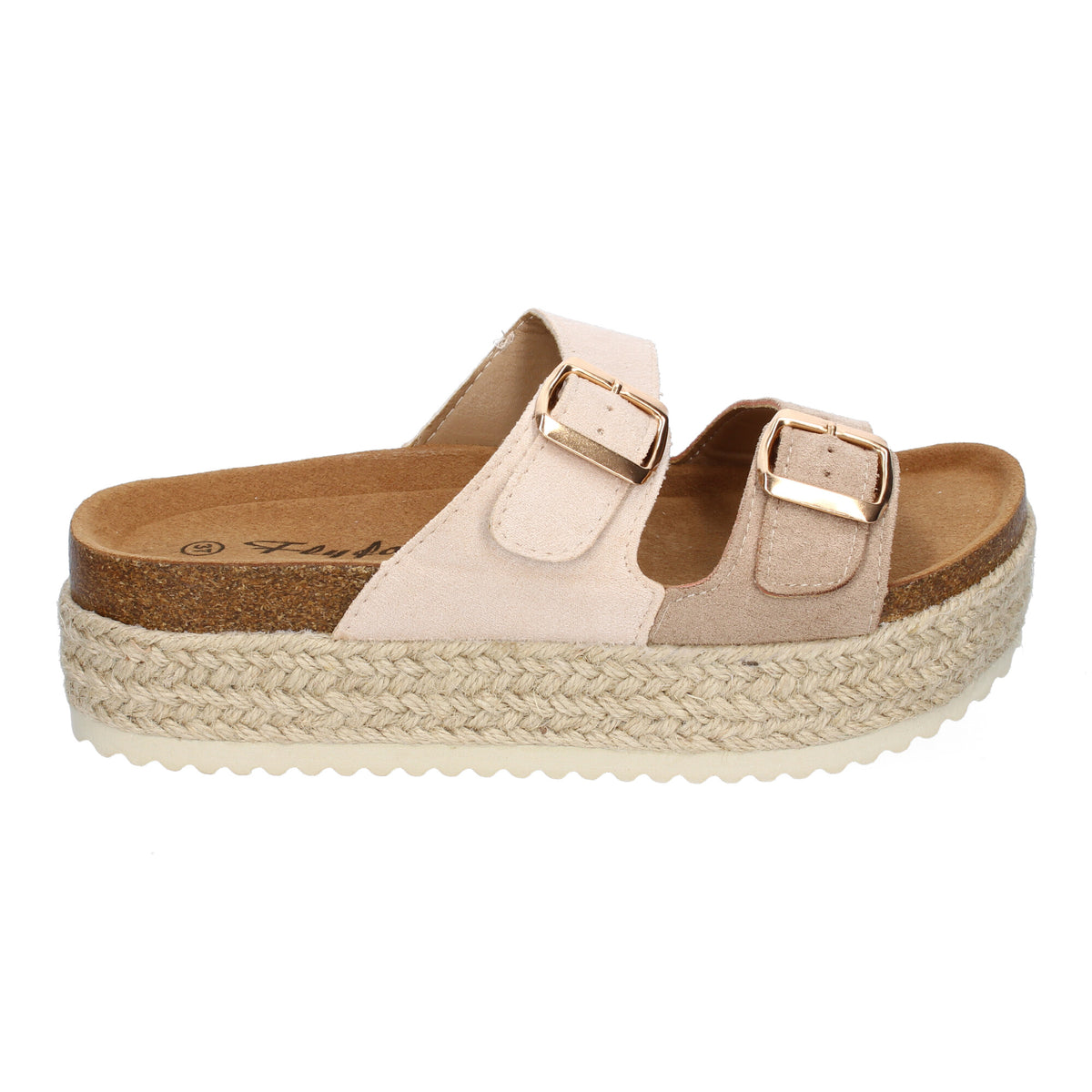 Sandalias Beige Nude Plataforma Mujer Megara 001