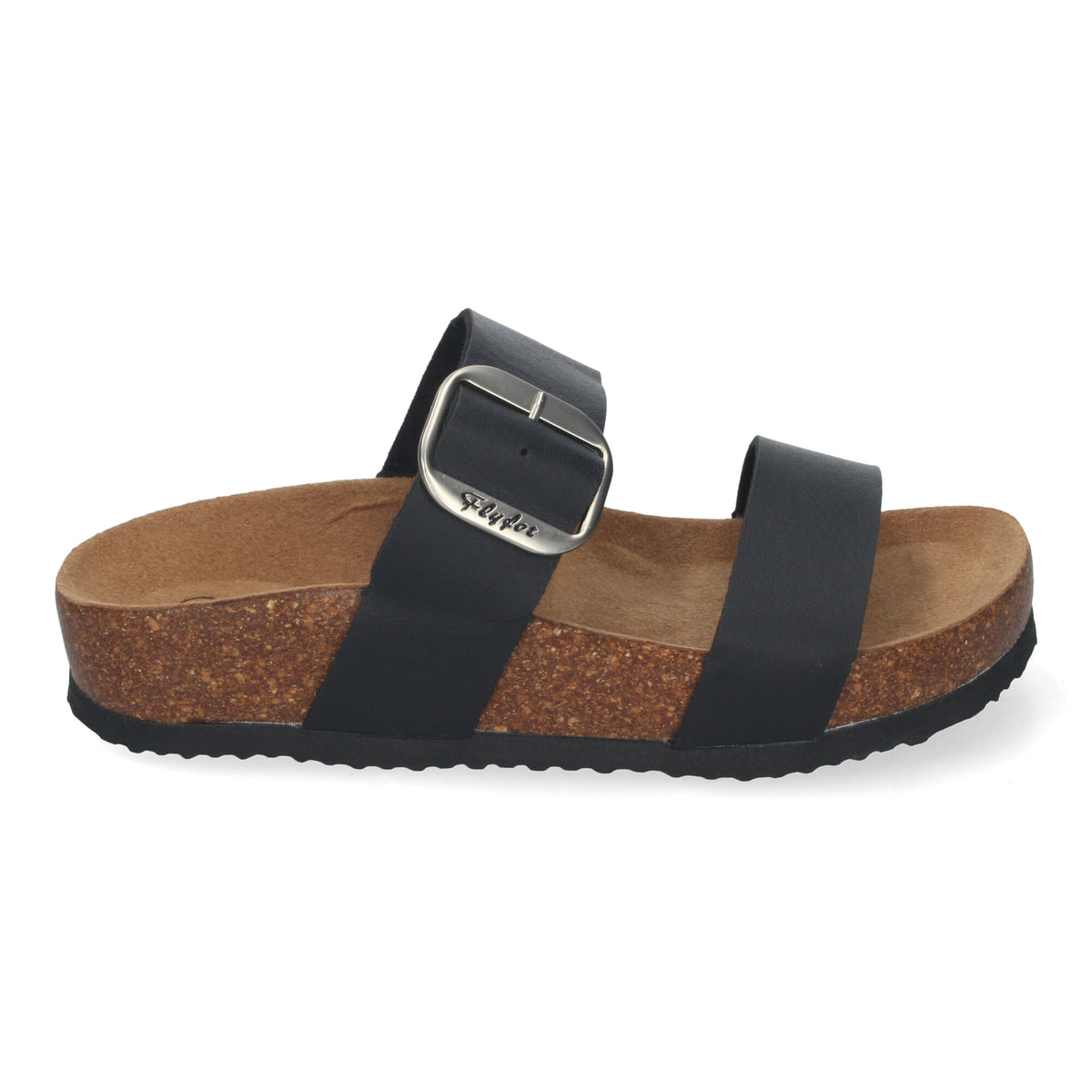 Sandalias Negras Planas Mujer Helena 001