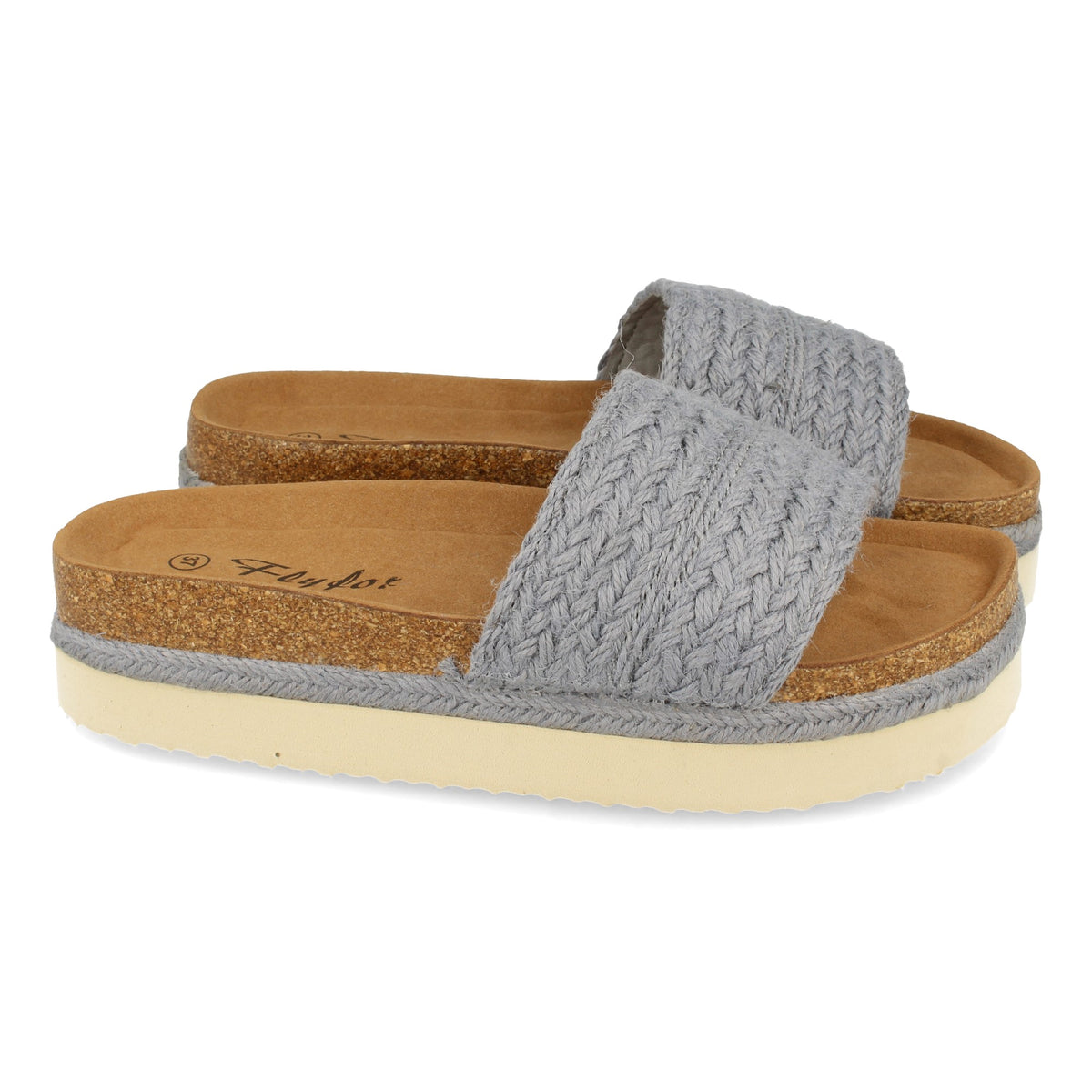Sandalias Azules Planas Mujer Anastasia 001