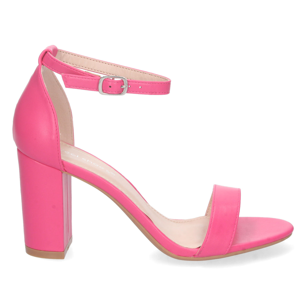 Sandalias Rosa Fucsia Tacón Mujer Cleopatra 002
