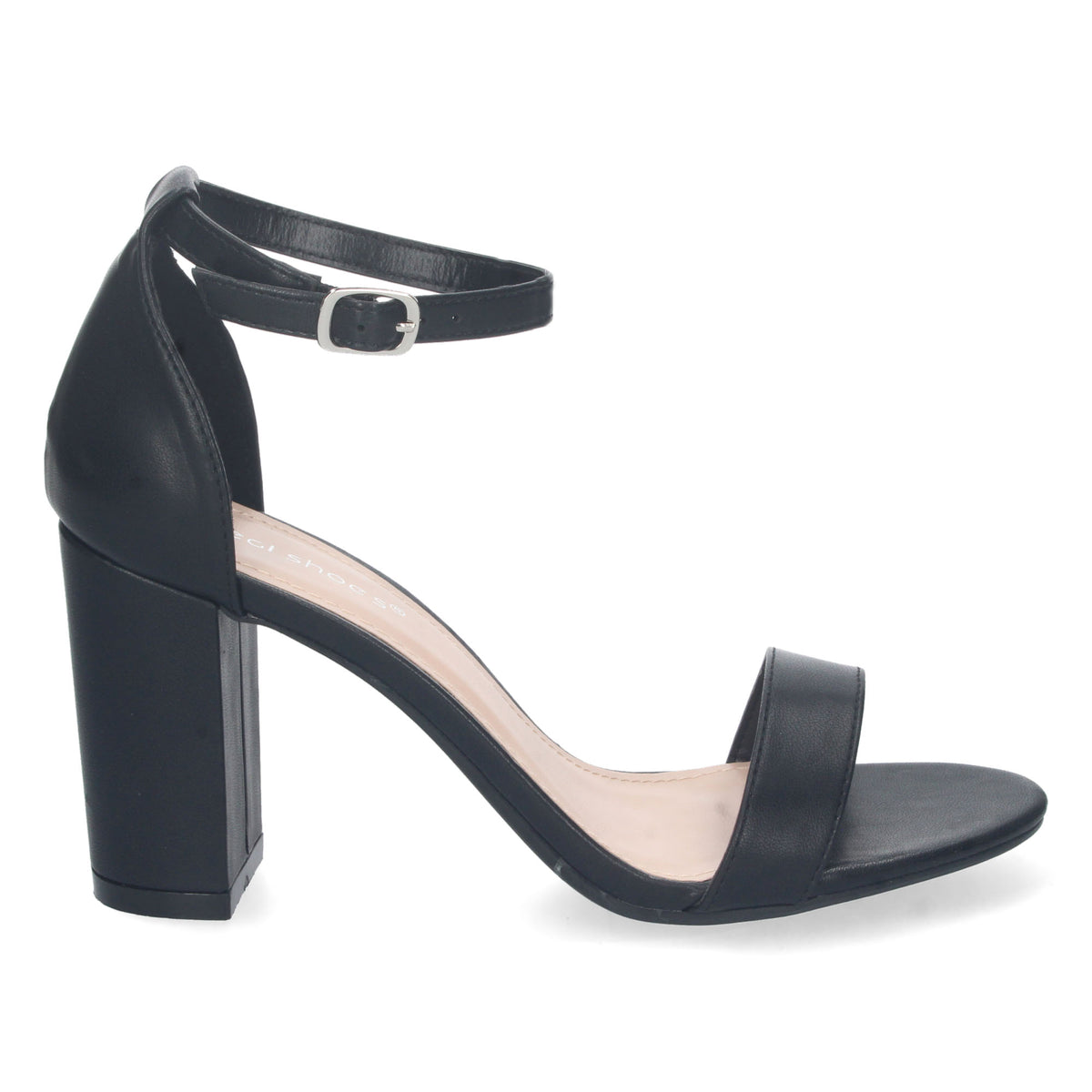 Sandalias Negras Tacón Mujer Cleopatra 002