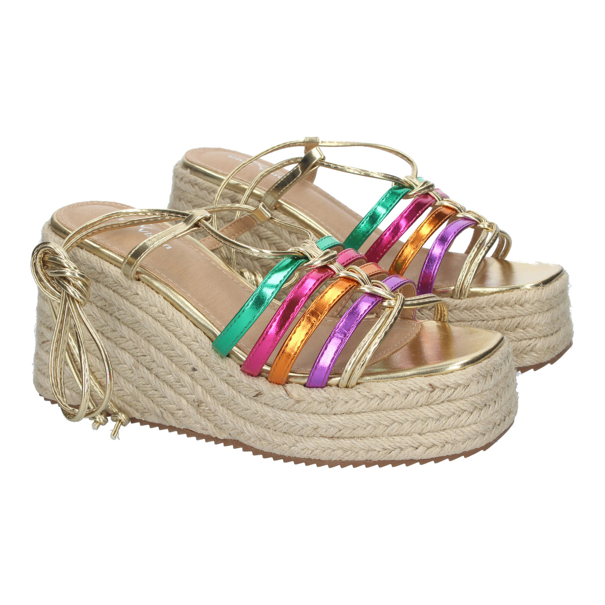 Sandalias Multicolor Cuña Mujer Livia 001