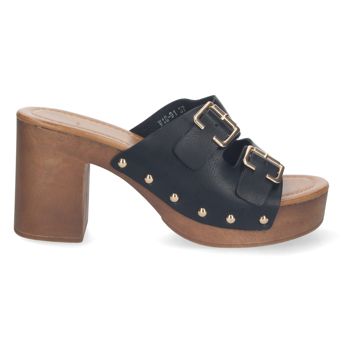 Zuecos Negros Mujer Hecate 002