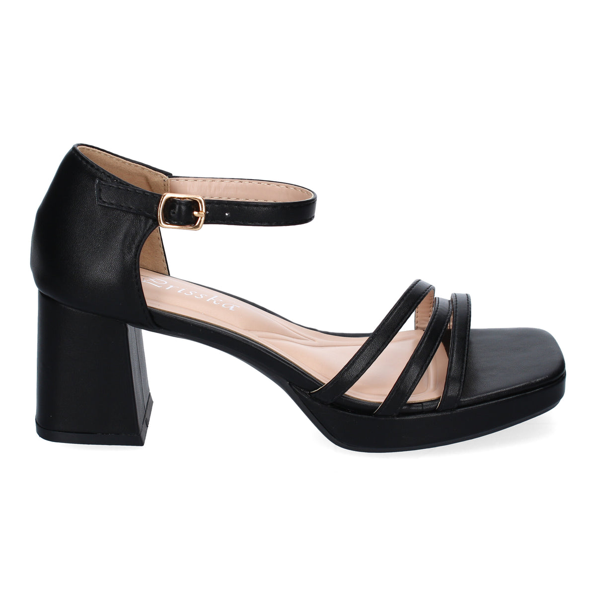 Sandalias Negras Tacón Mujer Aletheia 004
