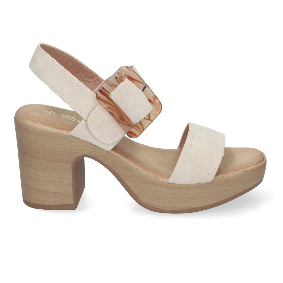 Zuecos Beige Mujer Celia 001