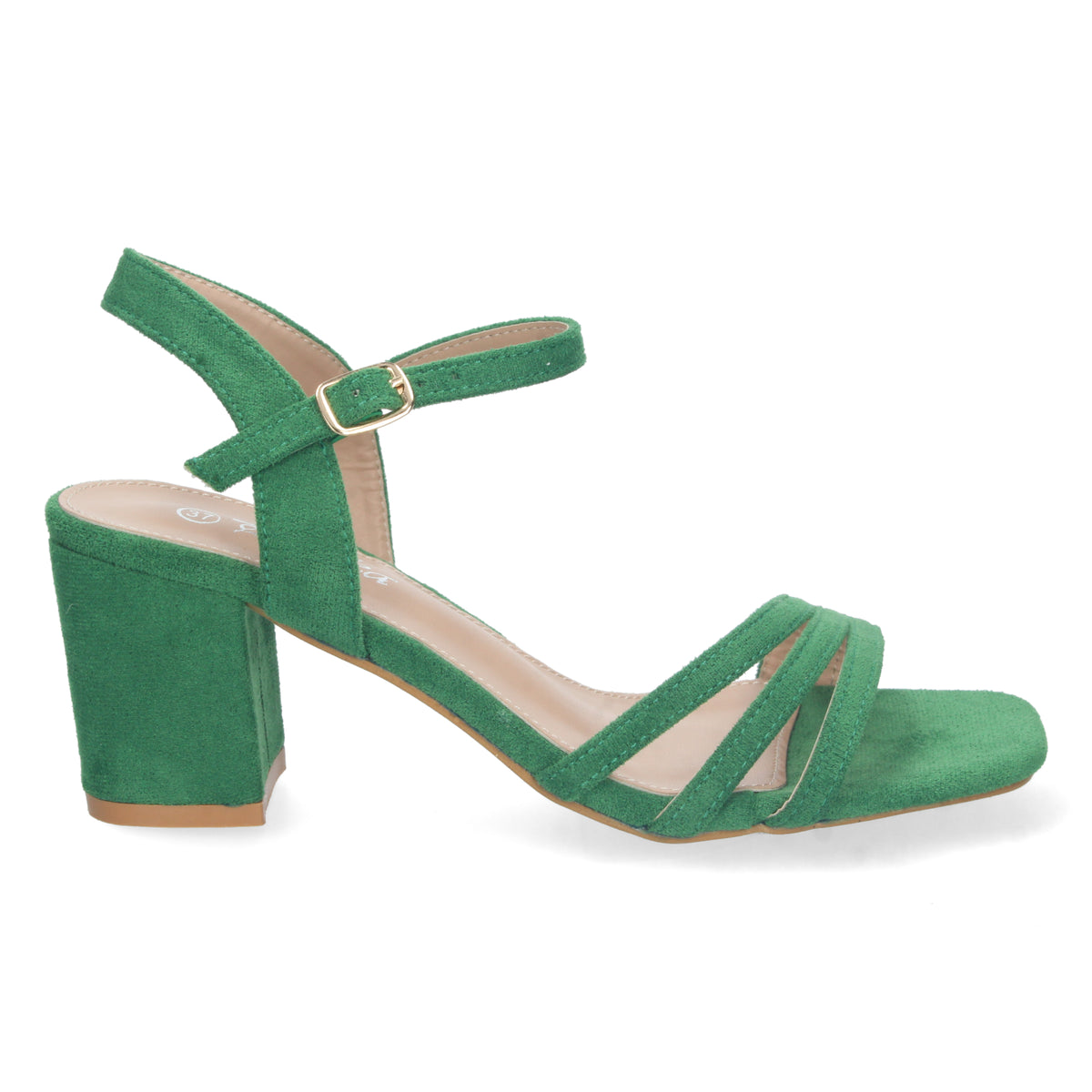 Sandalias Verdes Tacón Mujer Iris 001
