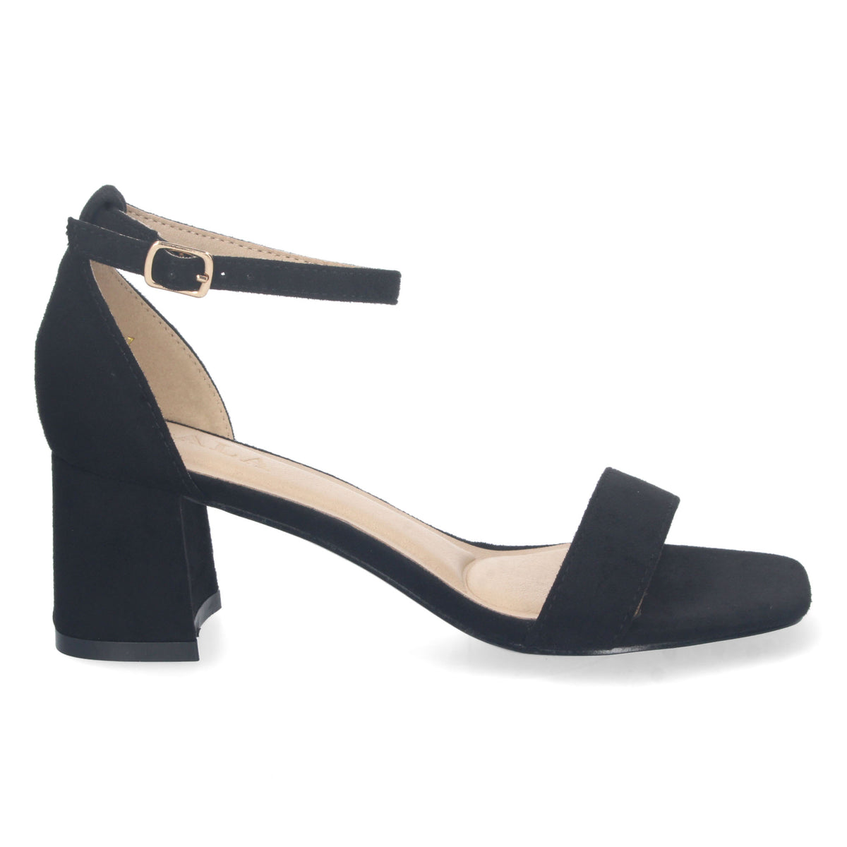 Sandalias Negras Tacón Mujer Cecilia 003