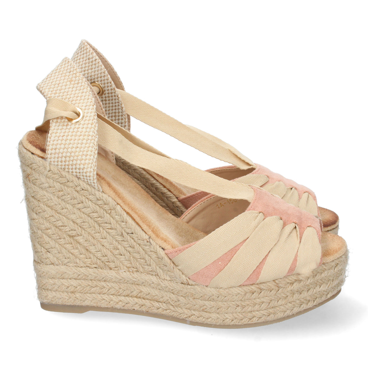 Sandalias Rosas Cuña con Plataforma Mujer Cornelia 003