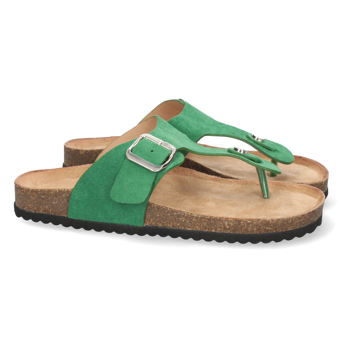 Sandalias Verdes Planas Mujer Tais 002