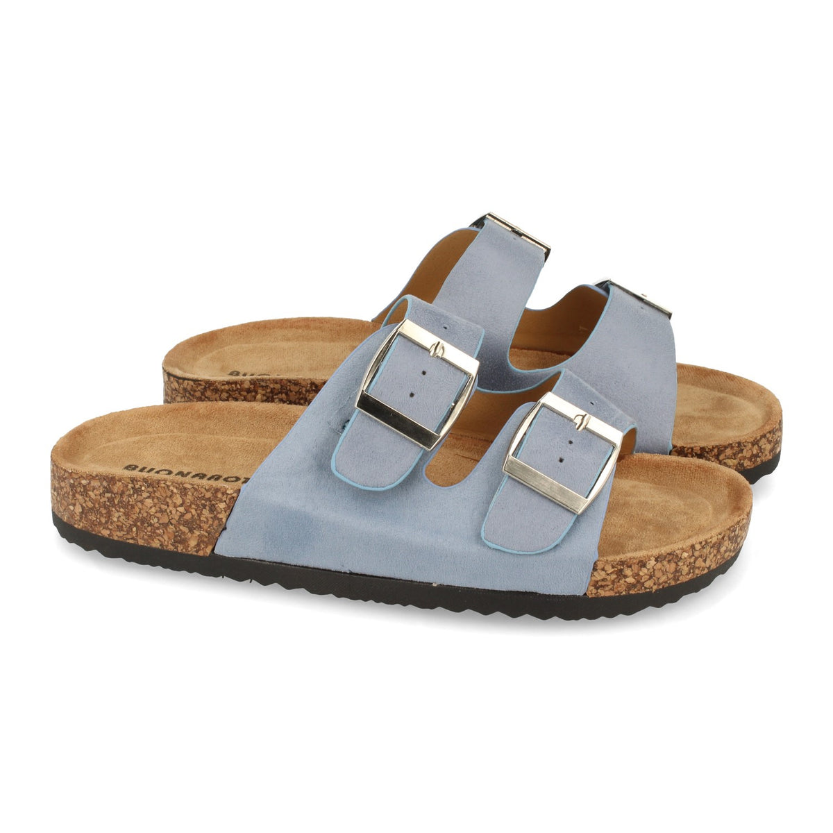 Sandalias Azules Planas Mujer Popea 002