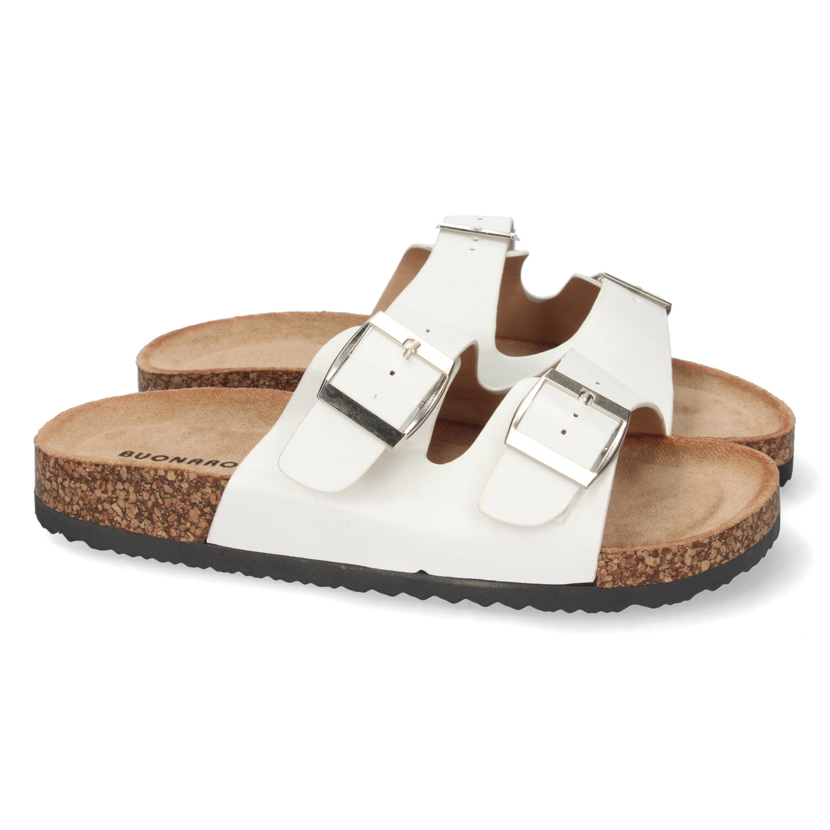 Sandalias Blancas Planas Mujer Popea 002