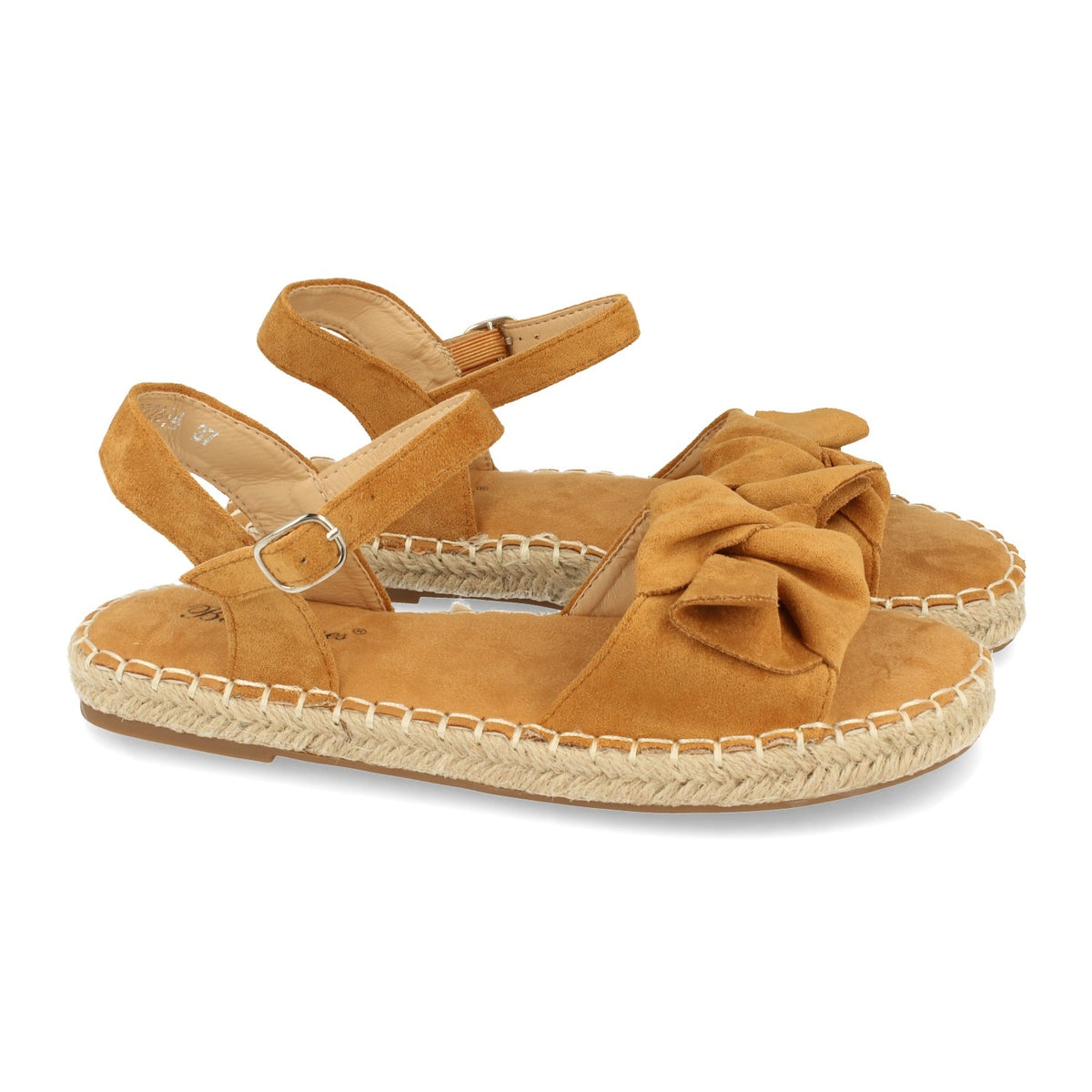 Sandalias Marrones Camel Planas Mujer Calipso 001