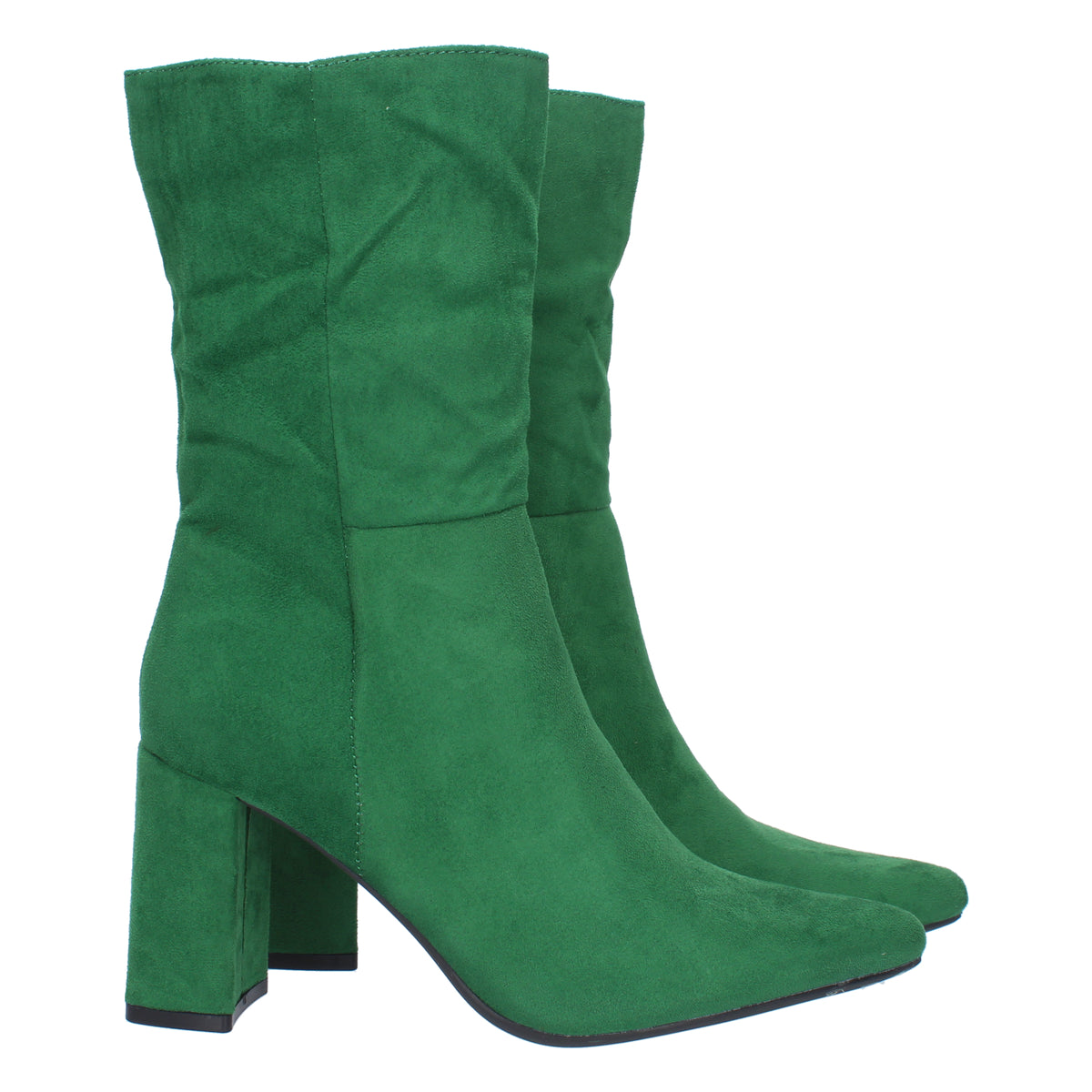 Botas Verdes Tacón Mujer Valeria 001