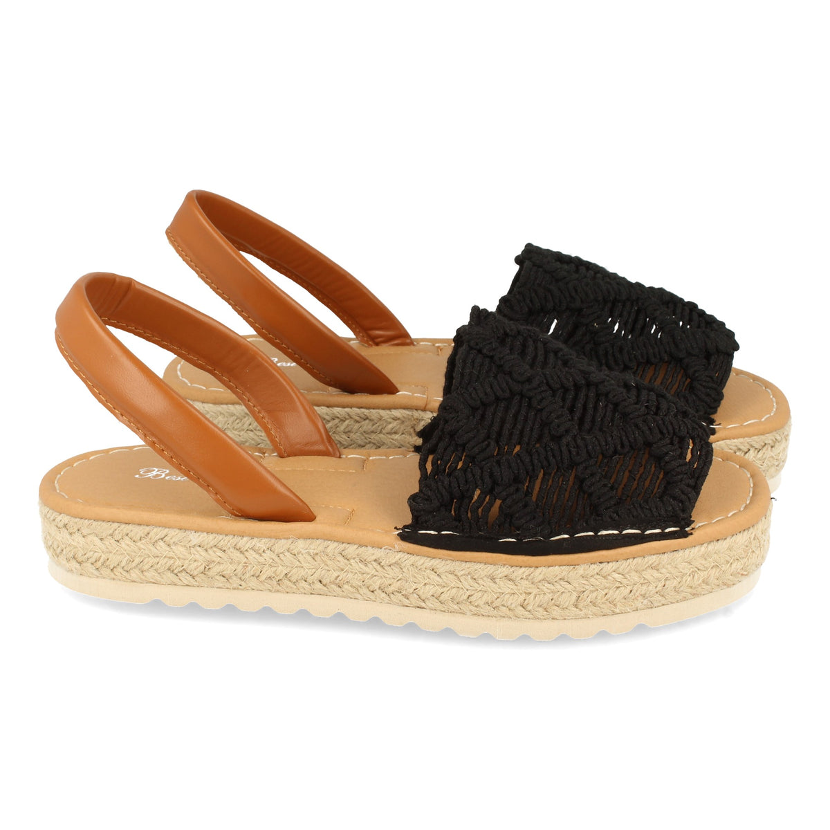 Sandalias Negras Planas Mujer Ianira 001