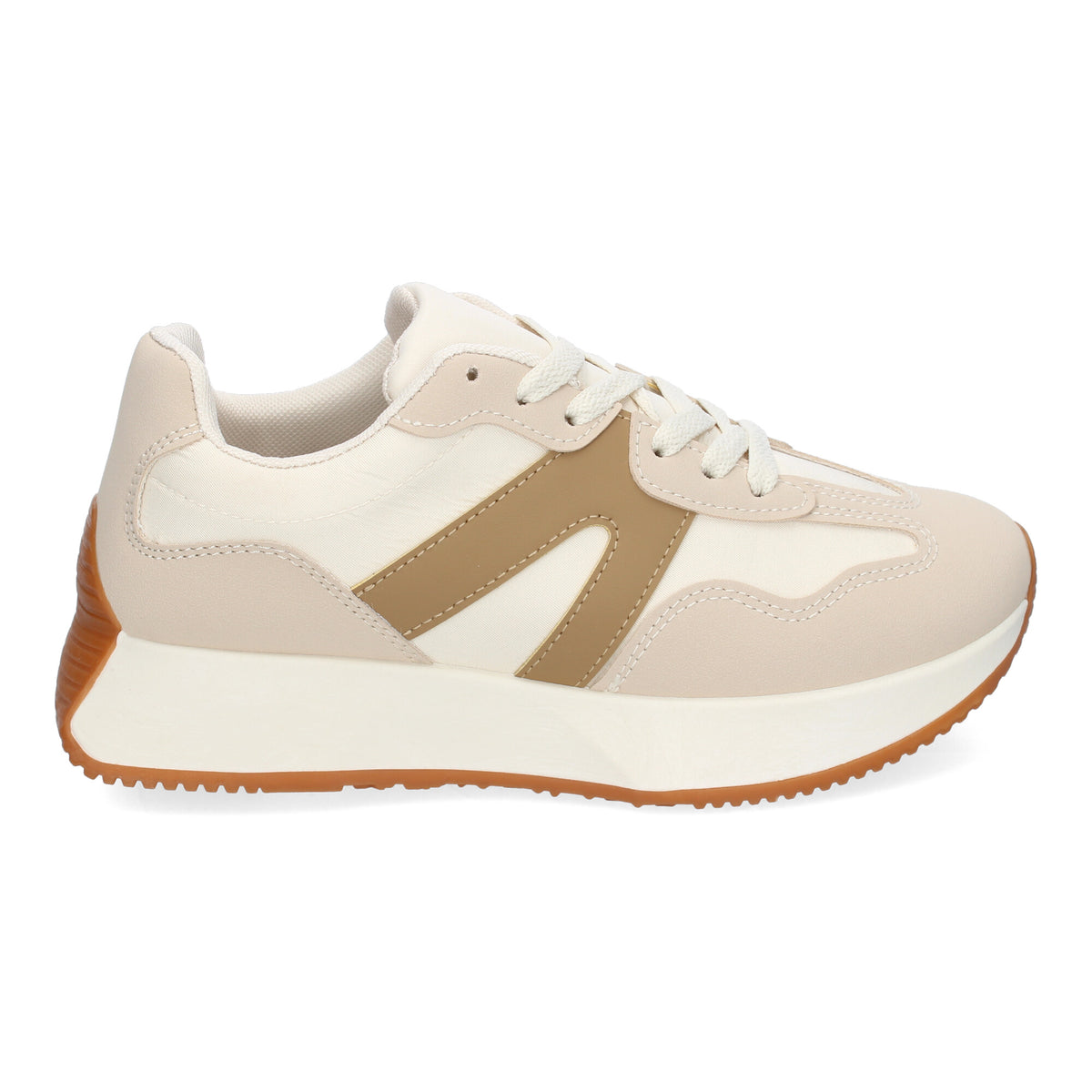 Deportivas Beige Mujer Ceres 004