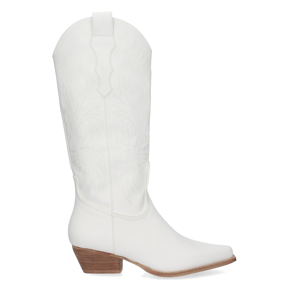 Botas Blancas Tacón Mujer Gaetana 001