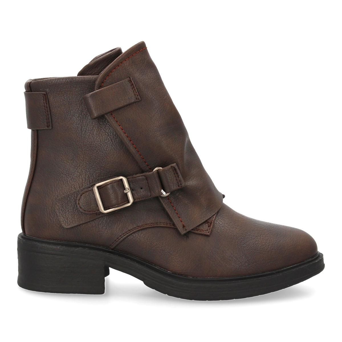 Botines Marrones Tacón Mujer Aine 001