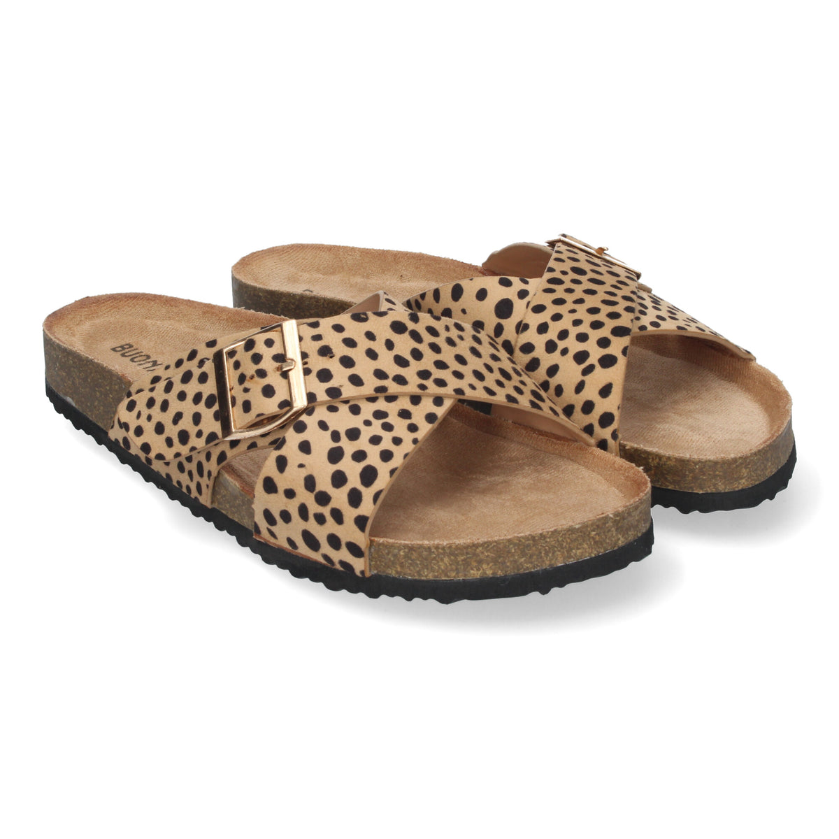 Sandalias Estampado de Leopardo Planas Mujer Naiad 001