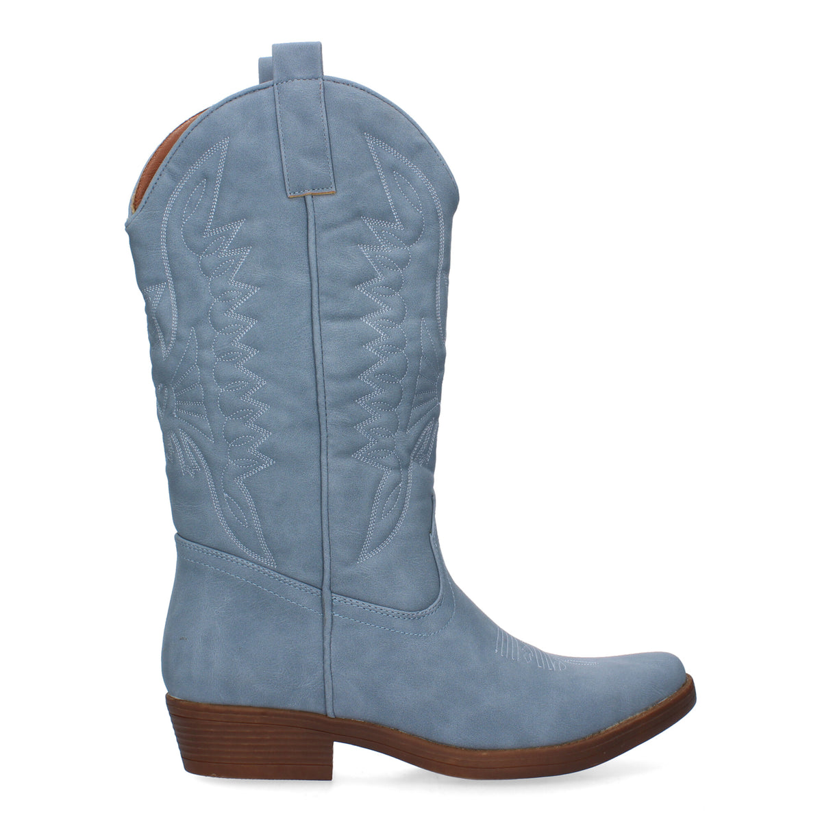 Botas Azules Tacón Mujer Fulvia 001