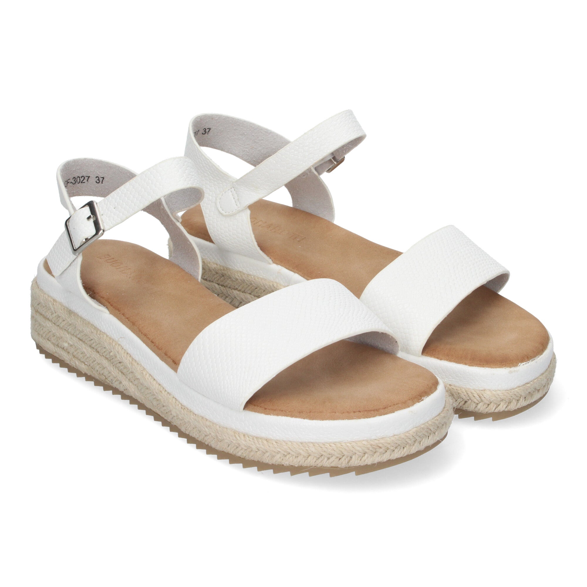 Sandalias blancas mujer on sale