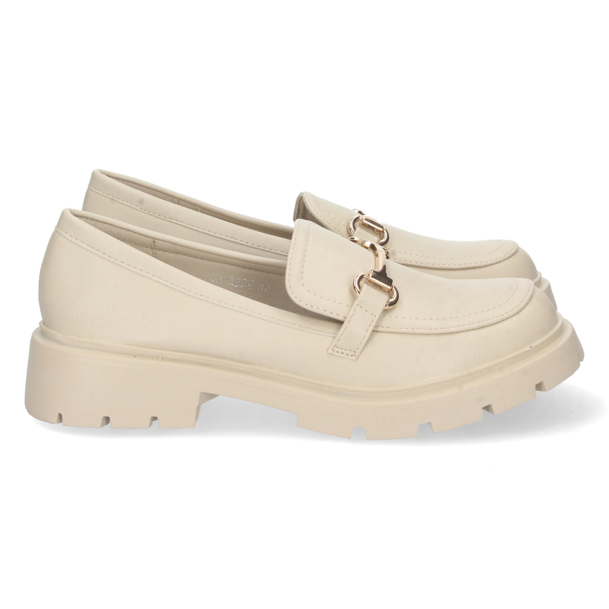 Mocasines Beige Planos Gorgona 001