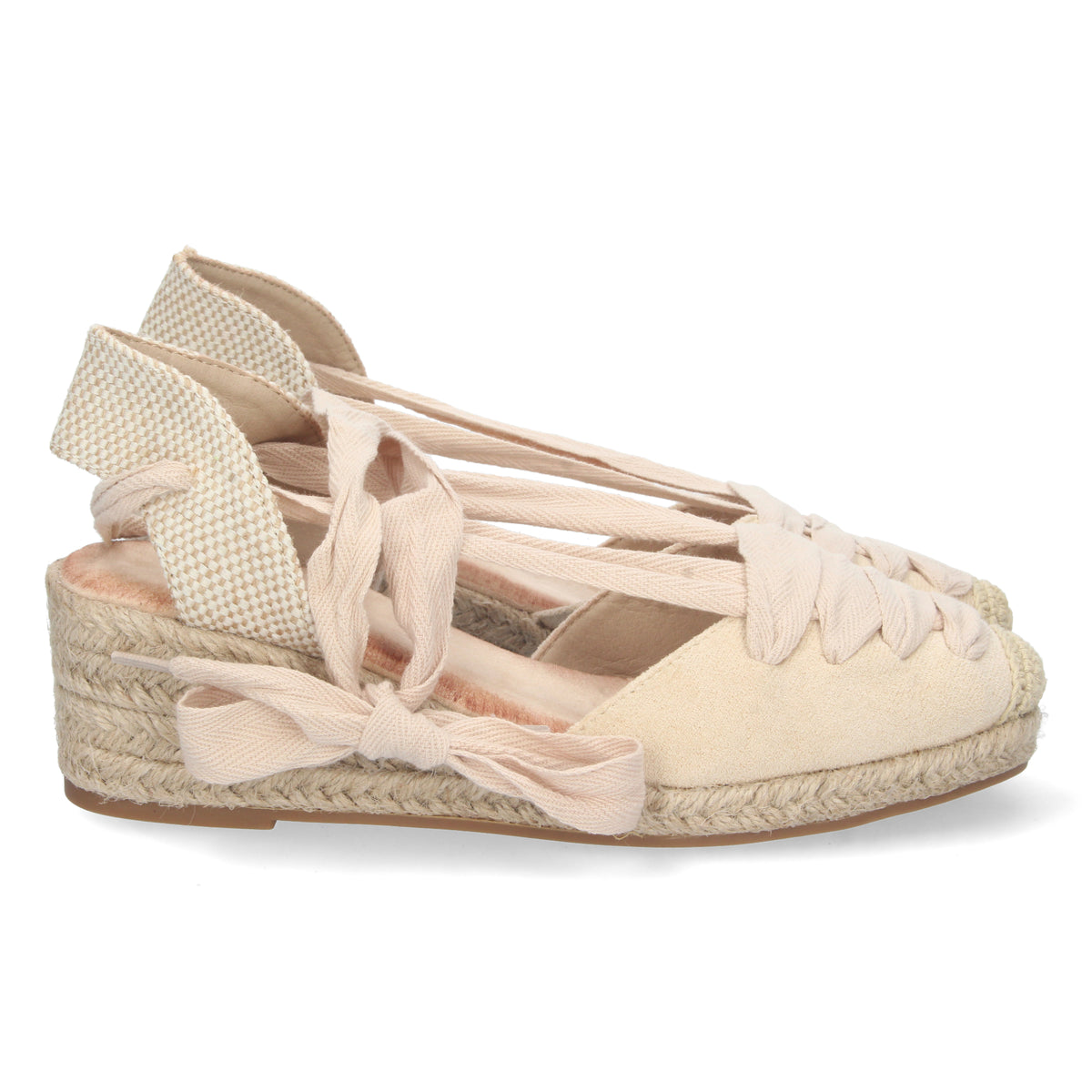 Sandalias Beige Cuña Mujer Clio 005