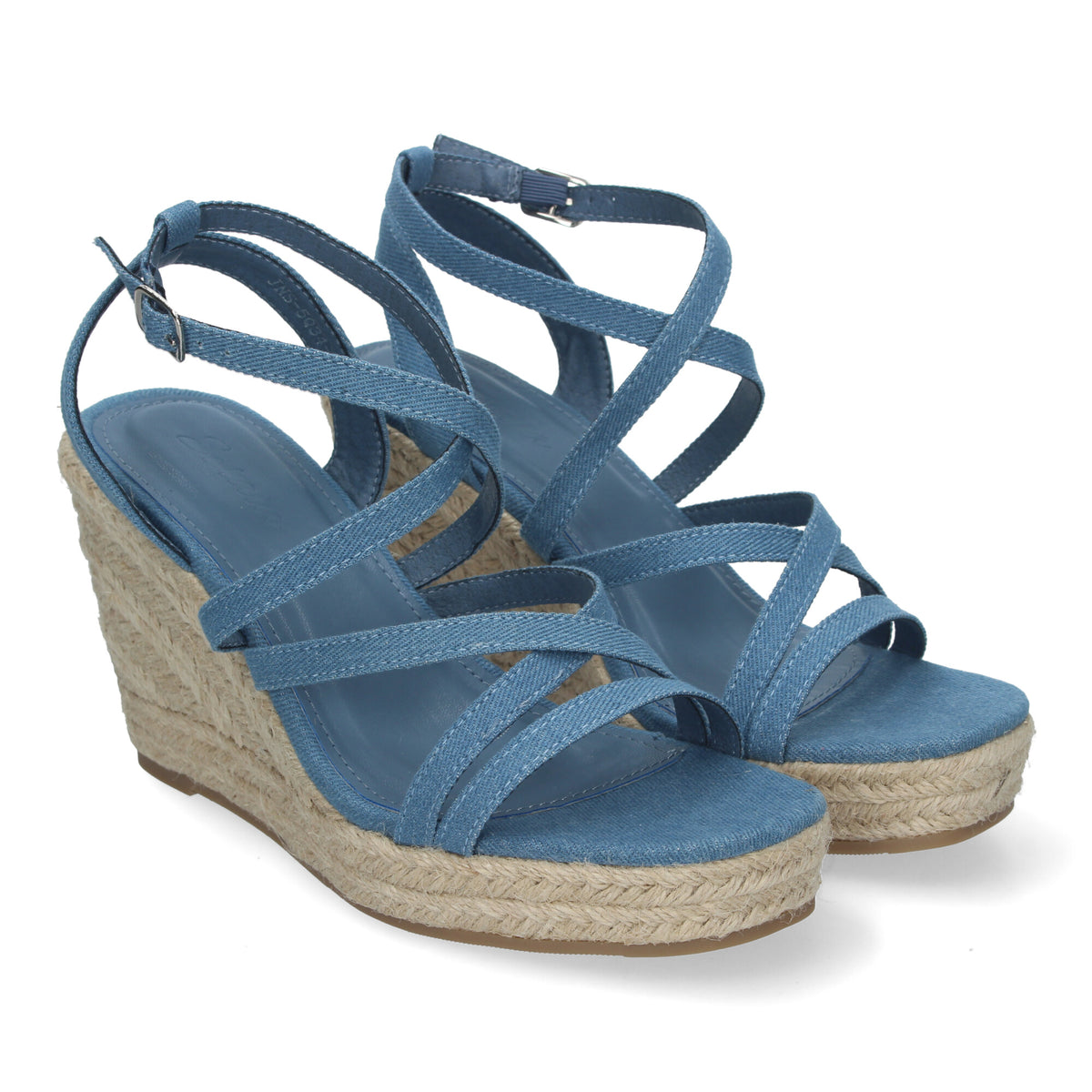 Sandalias Azules Cuña Mujer Livia 002