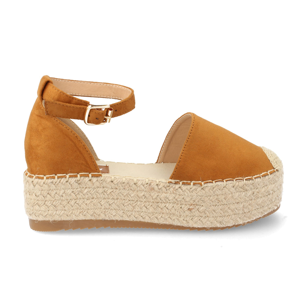 Sandalias Marrones Camel Plataforma Mujer Nyssa 003