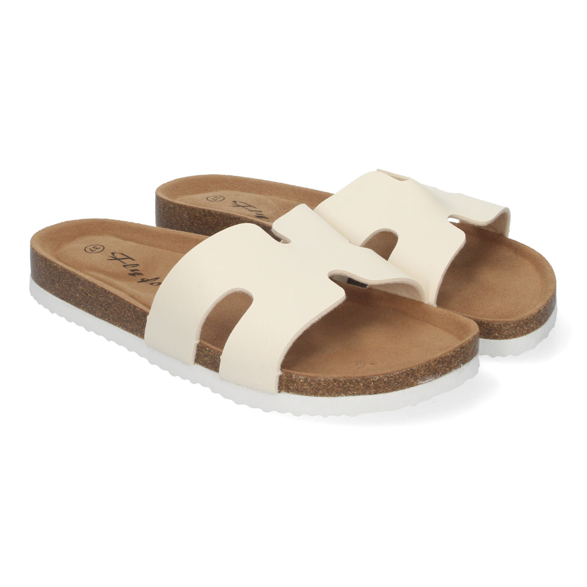 Sandalias Beige Planas Mujer Ariadna 001