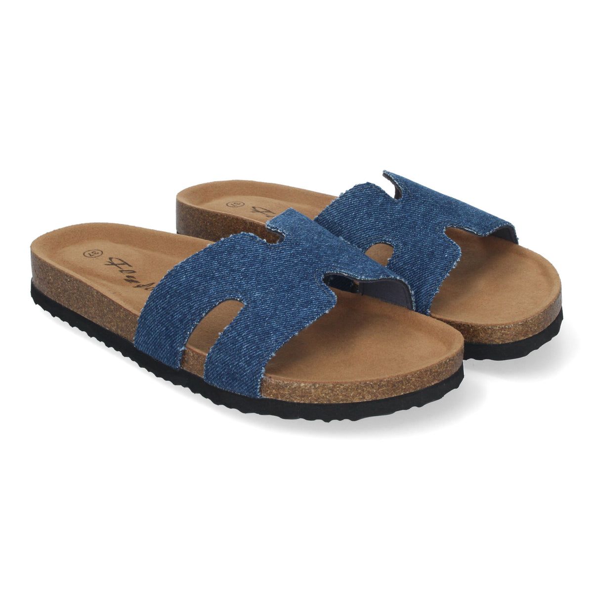 Sandalias Azules tipo Jeans Planas Mujer Ariadna 001