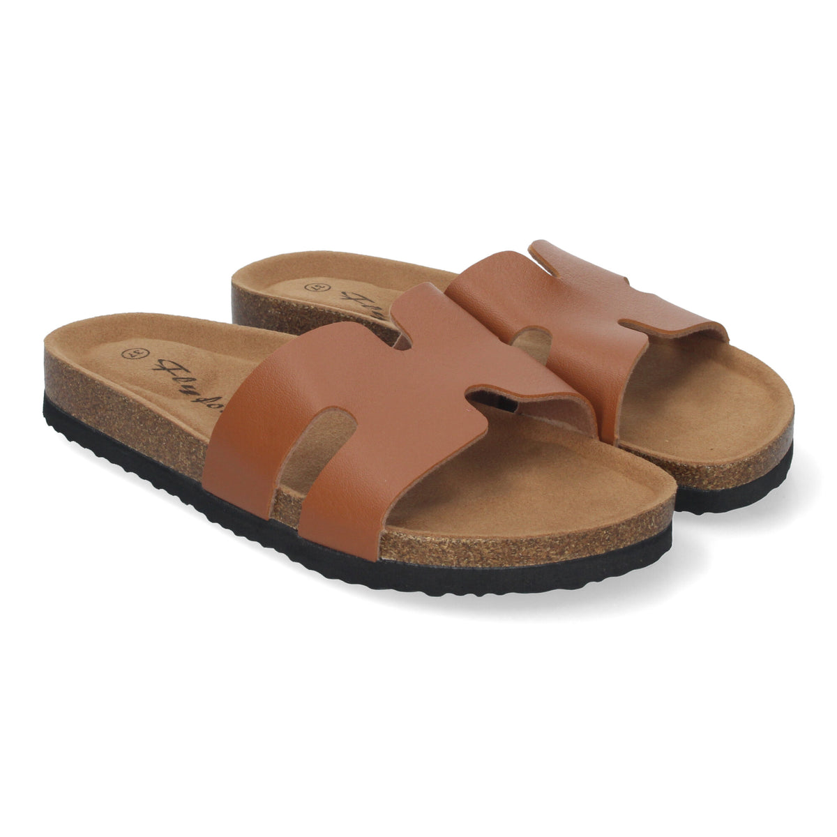 Sandalias Marrones Taupe Planas Mujer Ariadna 001