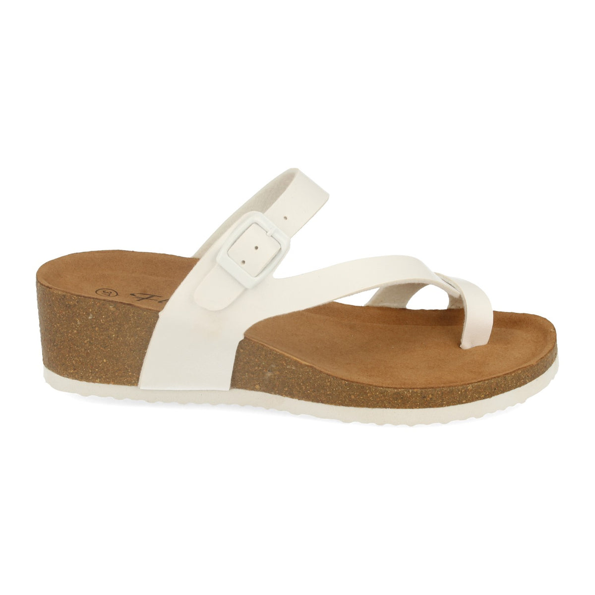 Sandalias Blancas Cuña Mujer Amalia 001