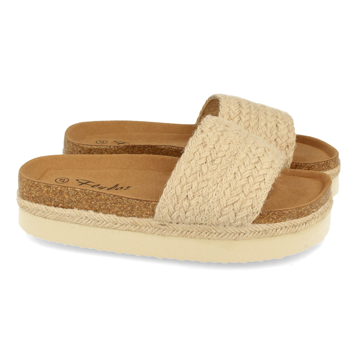 Sandalias Beige Planas Mujer Anastasia 001