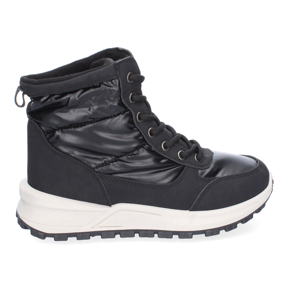 Botines Negros Plataforma Mujer Creta 003