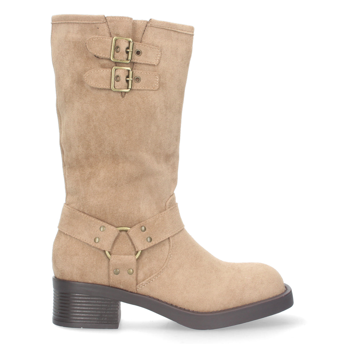 Botas Beige Tacón Mujer Vesta 002