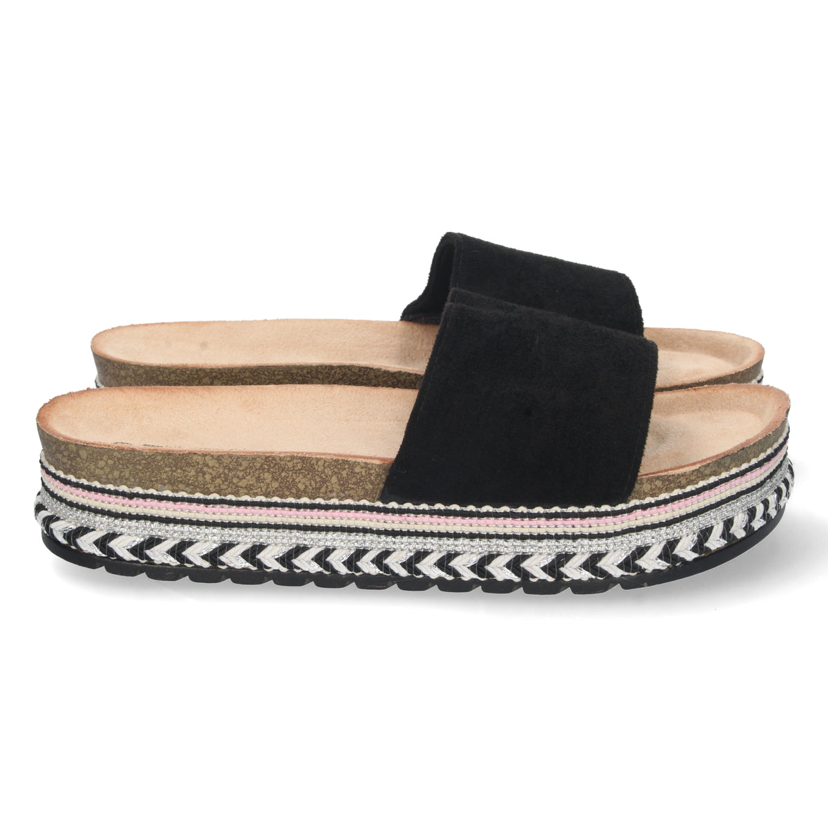 Sandalias Negras Plataforma Mujer Antonia 002