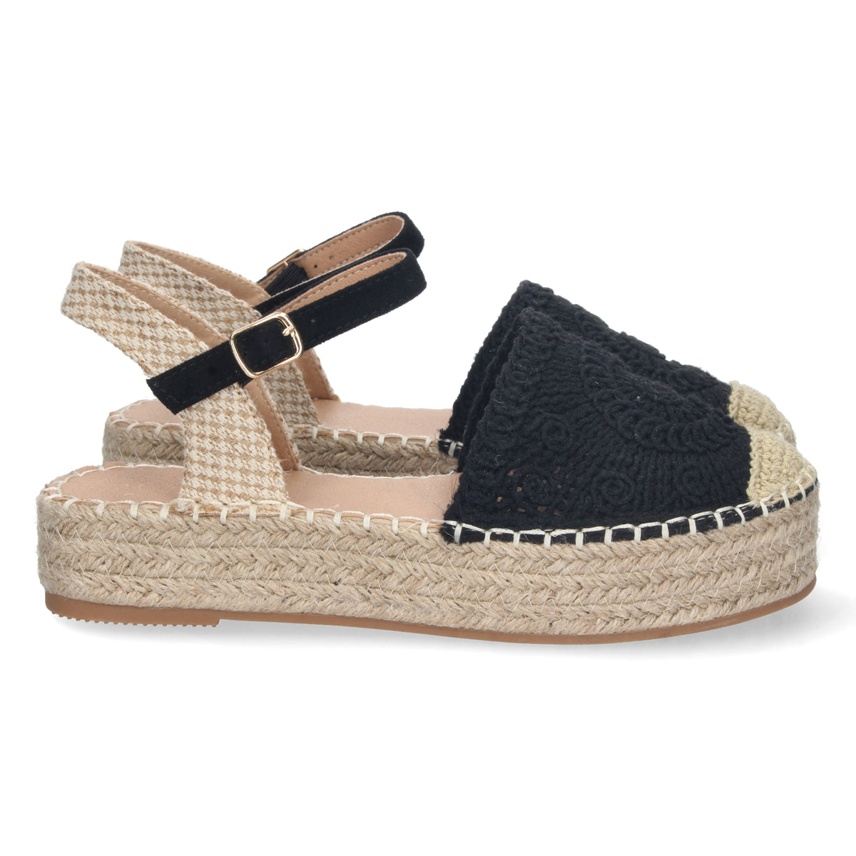 Sandalias Negras Plataforma Mujer Nyssa 002